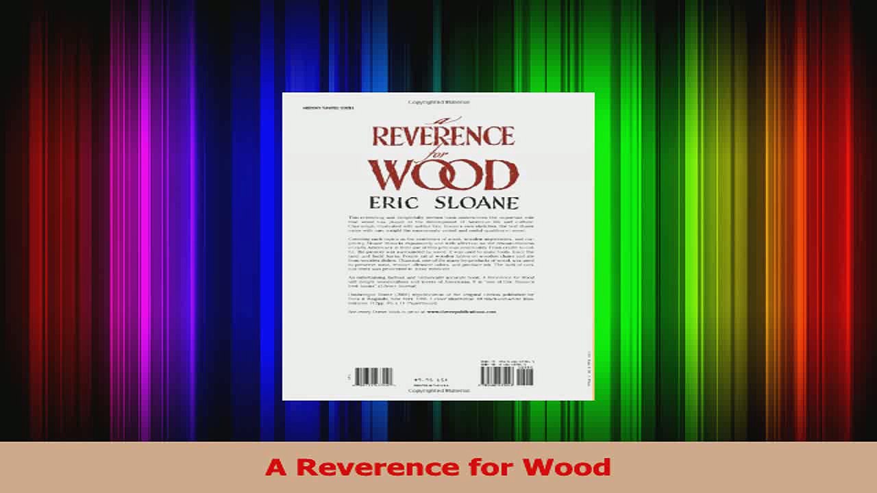 Read  A Reverence for Wood Ebook Free