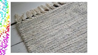 100% 1cm thick COTTON LARGE NATURAL RUG. Ivory Beige 180 X 245CM for a beautifully natural