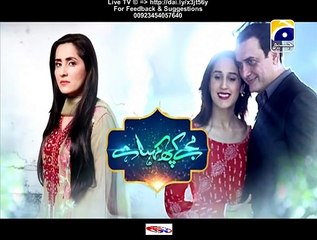 Mujhe Kuch Kehna Hai Geo Tv Drama Episode 15 Full (30 December 2015)