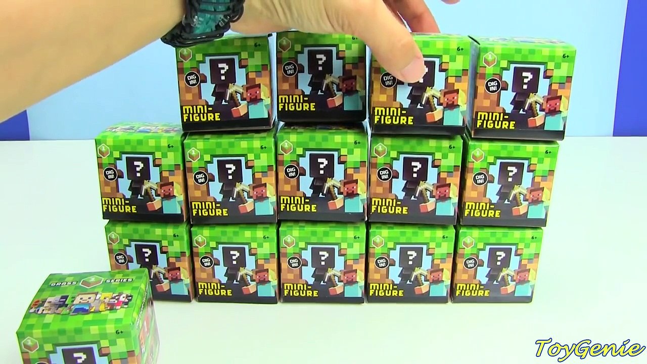Minecraft Grass Series 1 Mini Figures Mystery Boxes
