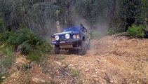 Jeep Tumbles Down Hill After Failed Climb