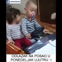 Going to work on monday morning