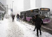 İstanbul'da Kar Kalınlığı 30 Santimi Buldu
