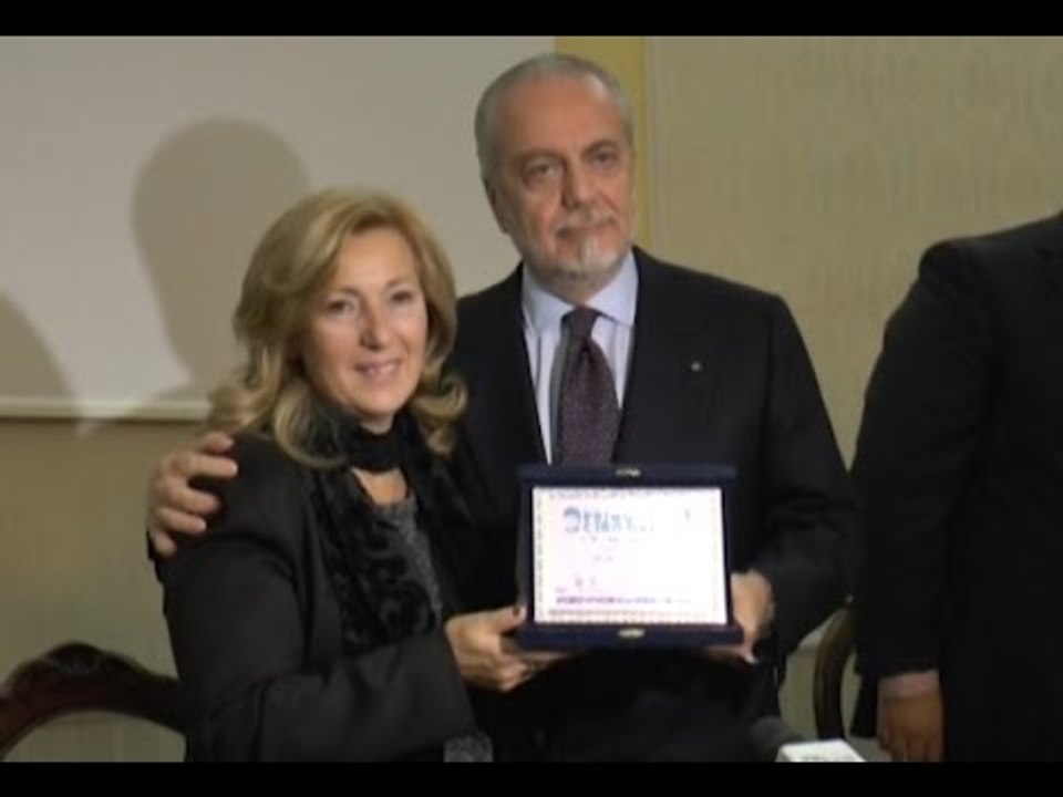 Napoli - Ciro Esposito, il "Ciro Day" con De Laurentiis (24.11.15)