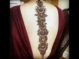 Back Mehndi Henna Tattoo Designs  2