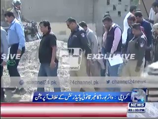 Karachi- Water-board operation against illegal hydrants