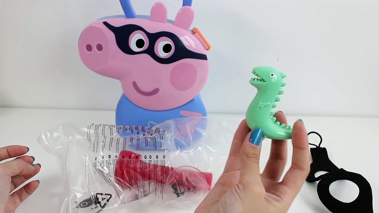 Peppa Pig Georges Super Hero Case George Superhéroe Juguetes de Peppa Pig Toy Videos