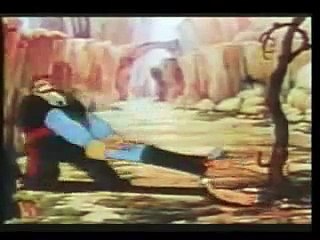 What happens when Popeye eats Spinach - YouTube