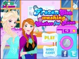 Frozen Princess Elsa Washing Clothes For Anna Game Frozen Games for Kids