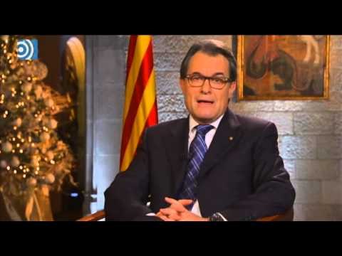 Artur Mas se suma a un pacto con Sánchez e Iglesias en su discurso de Fin de Año