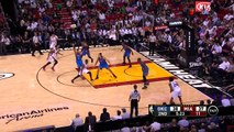 Dwyane Wade Lobs it Up to Hassan Whiteside for the One-Hand Jam!