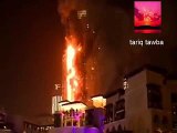 New Year 2018  Fire Breaks Out At The Address Hotel Dubai Emirates