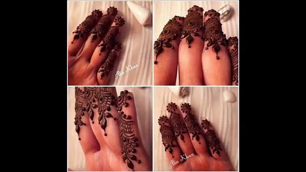 Glorious Finger Mehandi Henna Designs