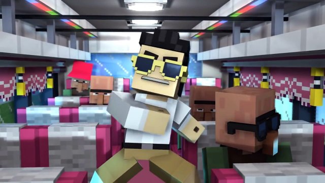 Minecraft Style A Parody of PSYs Gangnam Style (Music Video)