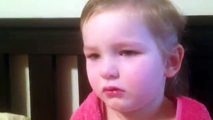 Three year old Ansleigh explains why she cut her hair