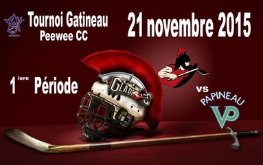 #2 -  21 novembre, Glads vs Voisins, 1iere periode,Tournoi Gatineau