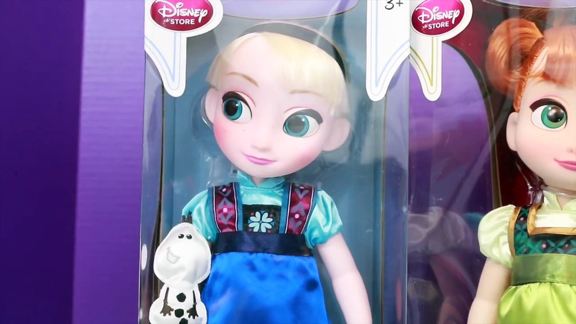 Frozen Elsa & Anna OLAF Animator's Collection Disney Store TOP Toys Young  Frozen Toddler Dolls - Dailymotion Video