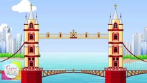 London Bridge is Falling Down Nursery Rhyme | Cartoon Animation Songs For Children