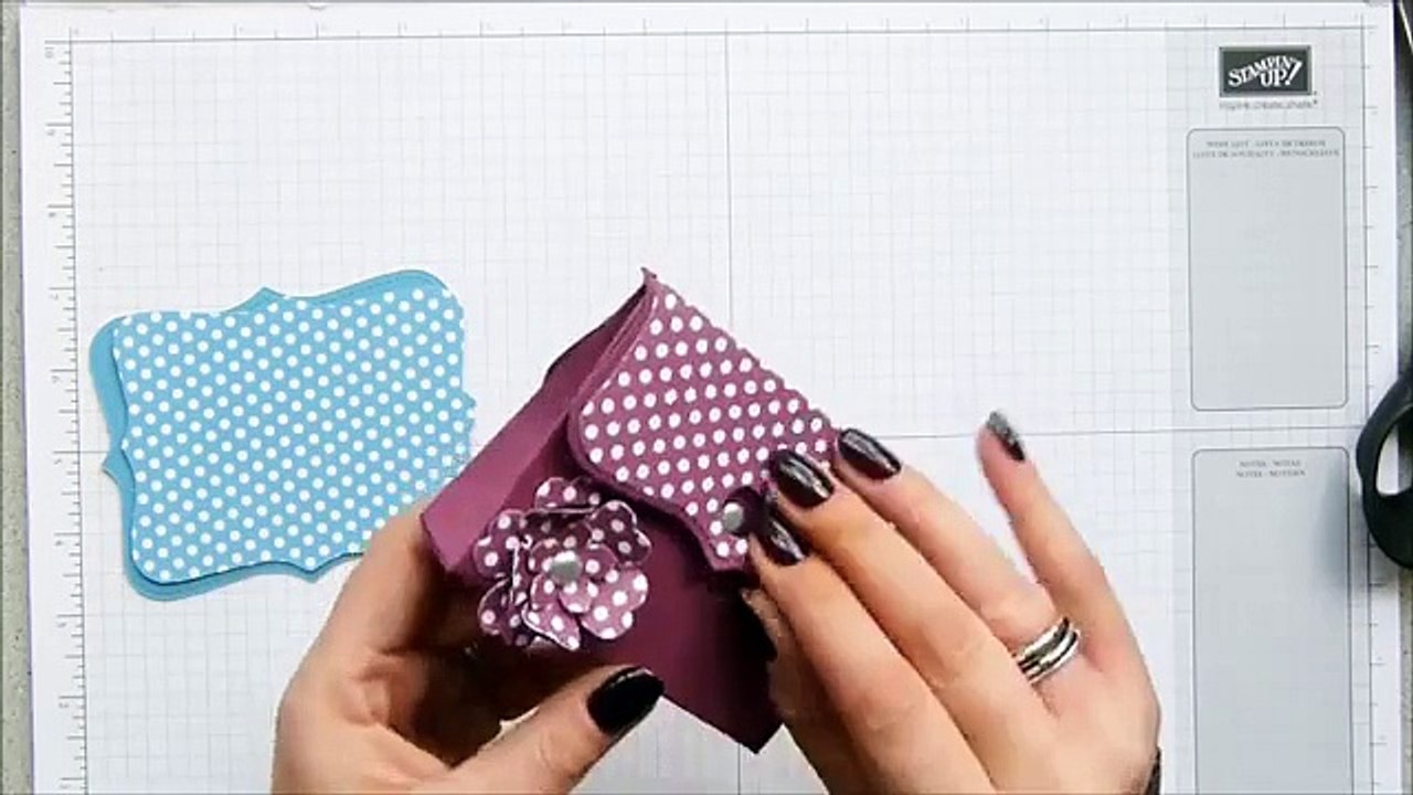 Clutch Bag Tutorial using ©Stampin' Up Top