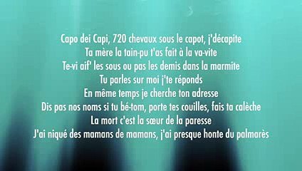Booba - Talion Paroles Officiel