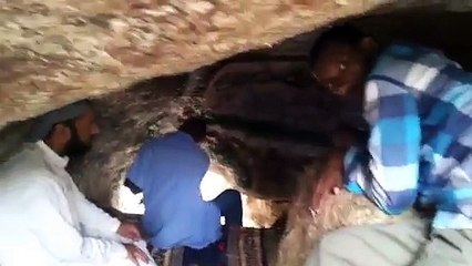 Inside and outside view of Ghar e Saur