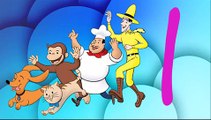 Curious George Alphabet Song for Children - ABC SONGS for toddlers - Englsih ABCD