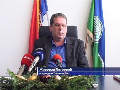 Čestitka predsednika Opštine Bor, 31. decembar 2015. (RTV Bor)