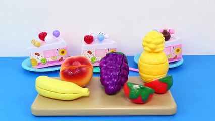 M&Ms Gumball Machine Fruit and Cake - Cutting Velcro Food party