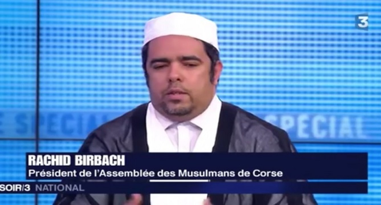 Rachid Birbach, le faux imam dans le Soir 3