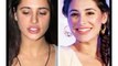 Bollywood Actresses looks before and after Makeup