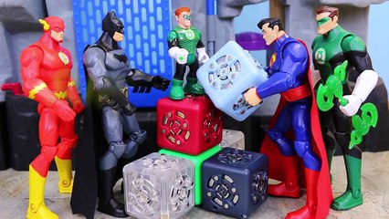 Cubelets by Modular Robotics with Batman and Superman Making Robot Superheroes Army