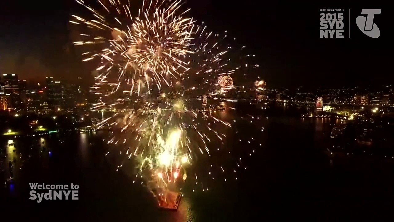 C'est déjà le nouvel an ! Les feux d'artifice à Sydney
