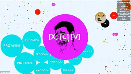 [AGAR.IO] Trolling teams with Jumbo