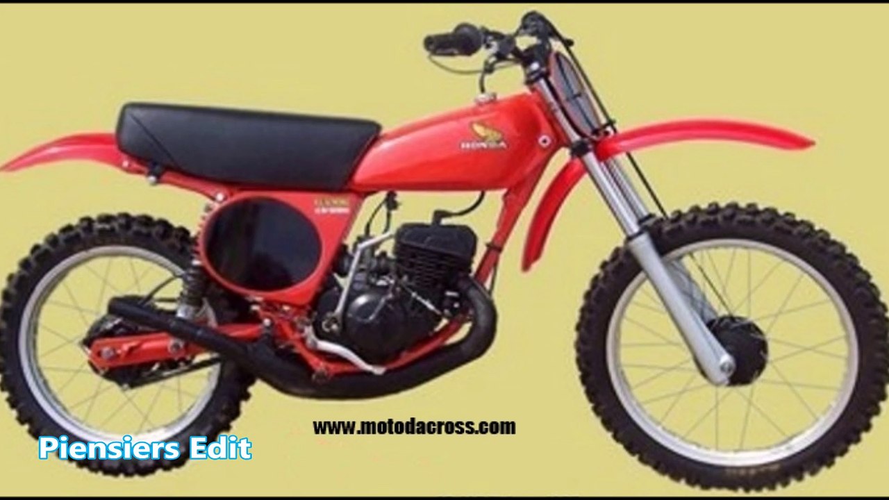 Motocross Honda Evolution 1974 to 2017