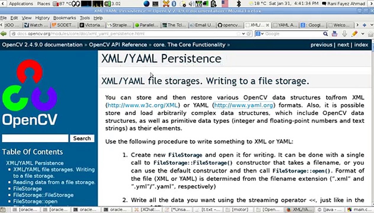 OpenCV Using C++ Lesson 27Read & Write An OpenCV Config XML or YAML FIle (Arabic Version)