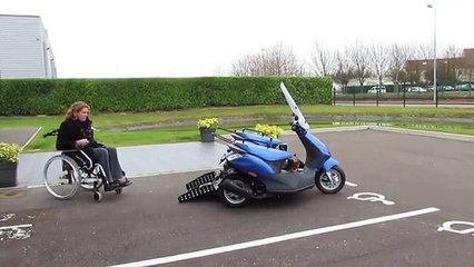 Un scooter pour handicapés