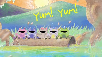 Five Little Speckled Frogs - Kids Counting Song