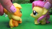 MLP Fashems Apple Jack Fluttershy My Little Pony MineCraft Game Animals Pig Cow Sheep Chic
