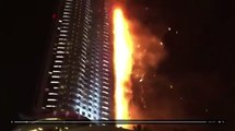 Fire at the Address hotel - Dubai HD Near Burj Khalifa Dubai