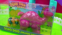 Jurassic Dino Doo Dinosaur Pooping Candy Poop Toy at Dog Park with Barbie and Raven Queen