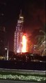 Fire at Burj Khalifa Exclusive footage - 2016 New Year Celebration Fire Accident Dubai