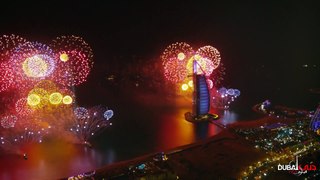 Dubai New Year 2016 Fireworks - New World Record 2016