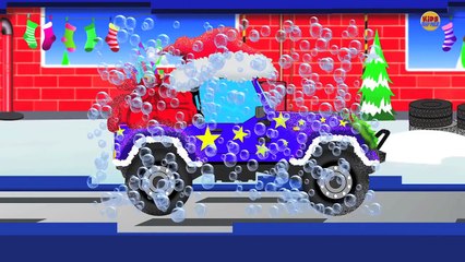 Jeep Car Wash | Car Wash Game | Kids Video | Christmas