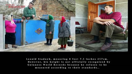 Must Watch World's Tallest Man and Woman PakTube.Com.Pk