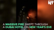 A Massive Fire Erupts in A Dubai High-Rise Hotel