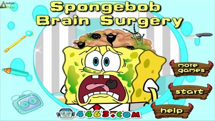 Spongebob Squarepants Online Games - Spongebob Brain Surgery Game For Kids [HD]