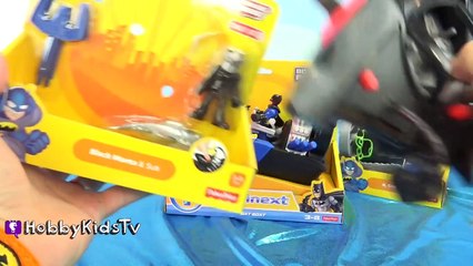 Imaginext Batboat Batman! Croc Black Manta Toy Review by HobbyDad HobbyKidsTV