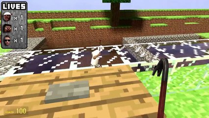 Gmod Deathrun Funny Moments - Minecraft Edition! (Knowledge)