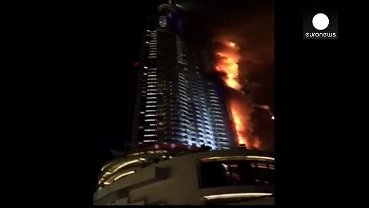 Huge fire engulfs Dubai hotel ahead of New Year’s Eve fireworks display