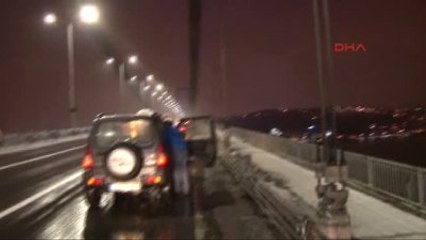 Boğaziçi Köprüsünde 2016'ya Böyle Girdiler